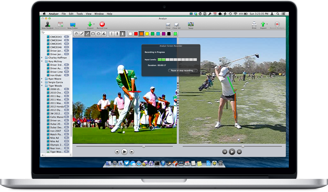 Golf Swing Video Analysis Software